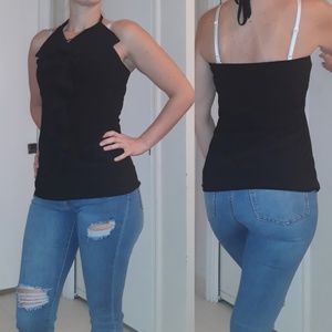 Black dressy halter
